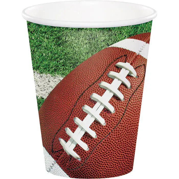 Football Party Paper Cups 8CT