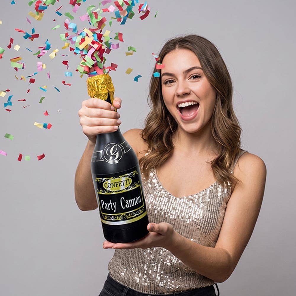 Bottle-Shaped Confetti Party Cannon