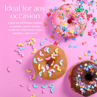 Sprinklemania Happy Birthday Alphabet Sprinkles - 3.5oz Cube