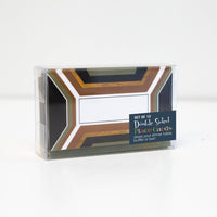 Hexagon and Star Double Sided Place Cards - Boxed Set of 12