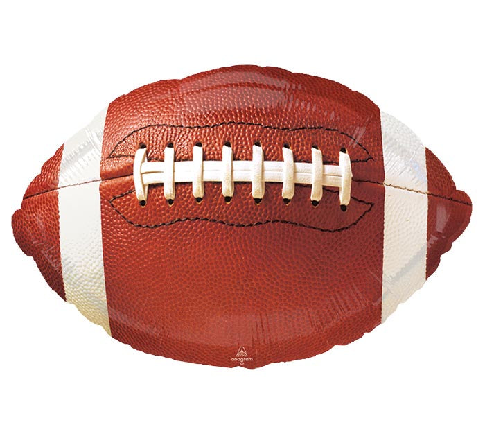 Football Shaped 18" Mylar Balloon