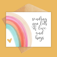 Sending You Lots of Love and Hugs Greeting Card