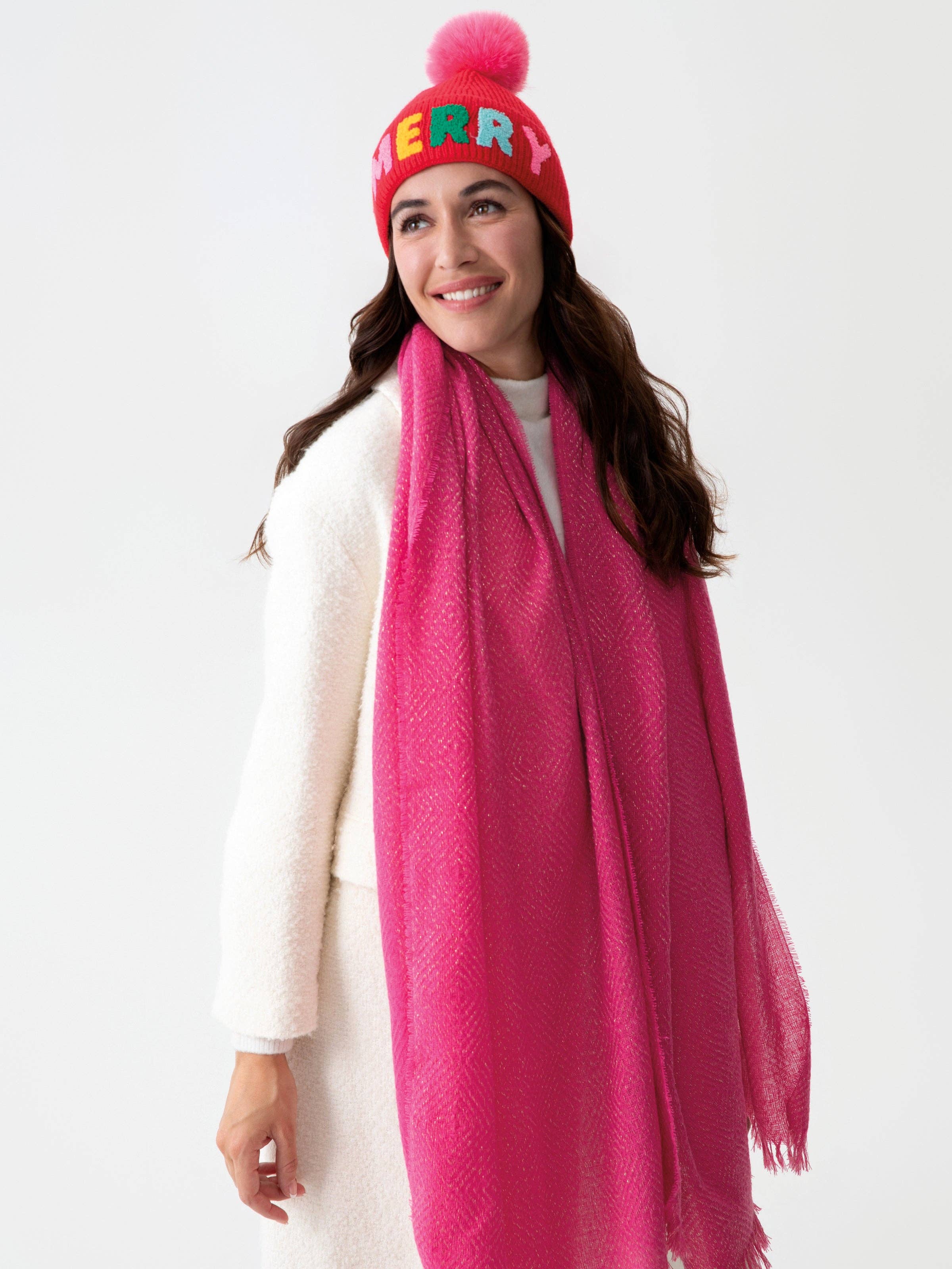 Belle Pink Scarf