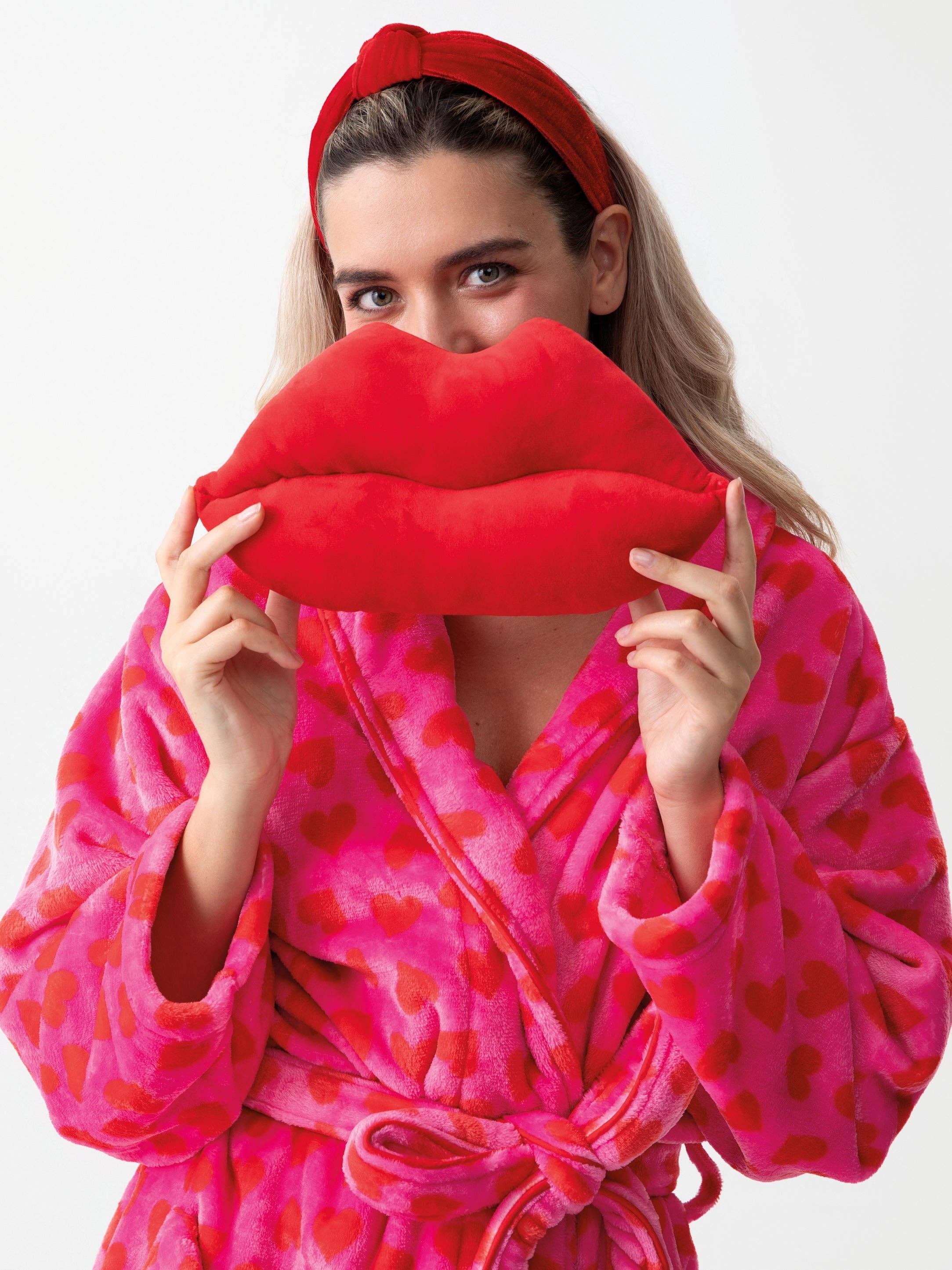 Lips Red Pillow