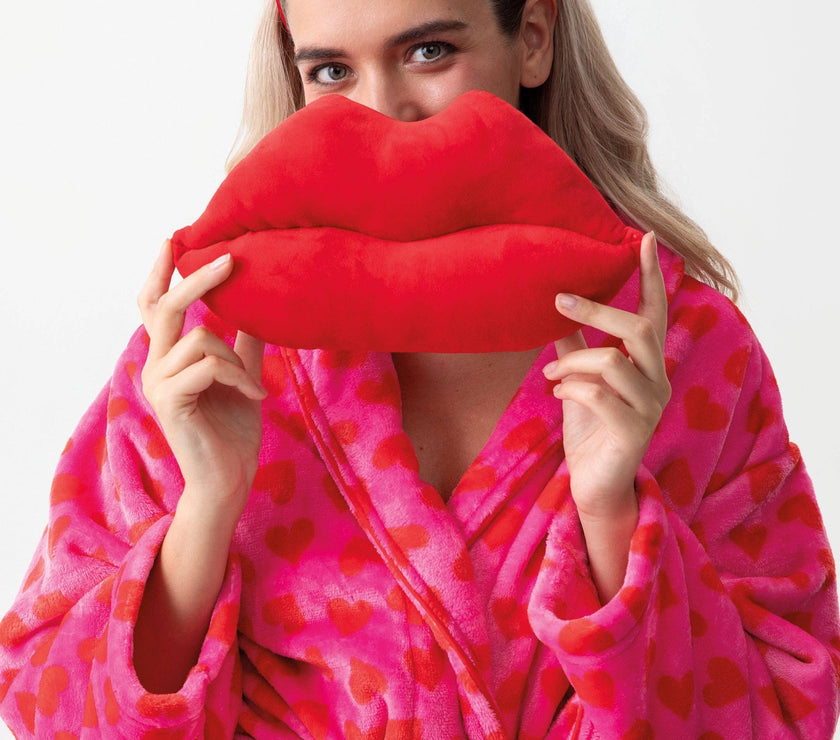 Lips Red Pillow