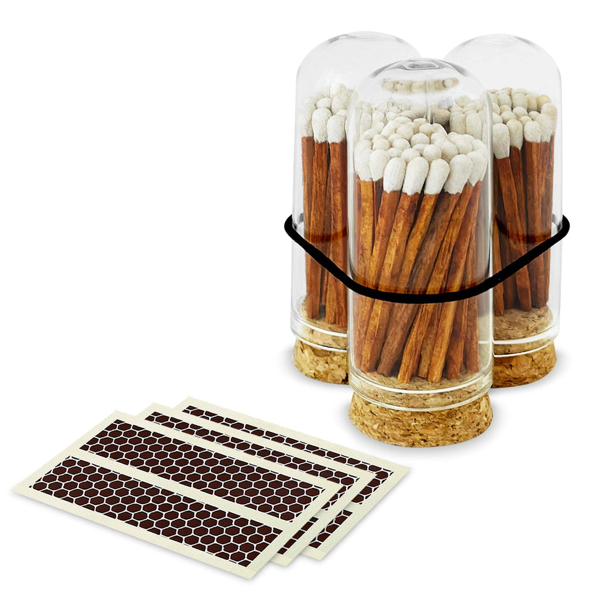 2" Matches + Mini Cloche - Strikers: Carrot Cake White