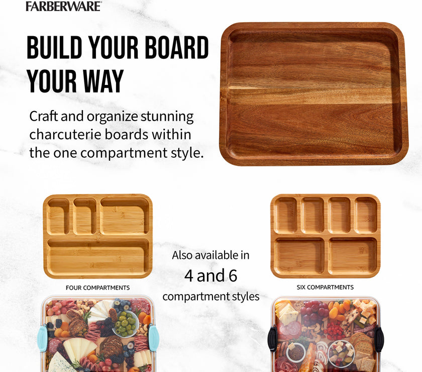 Make and Take Bamboo Board - Large White Handles