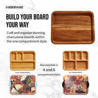 Make and Take Bamboo Board - Large White Handles