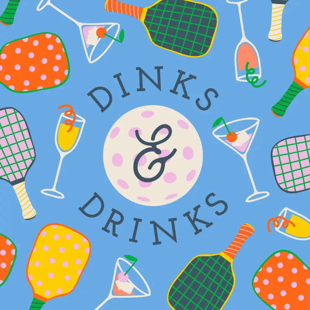 Dinks and Drinks Cocktail Napkins 20CT