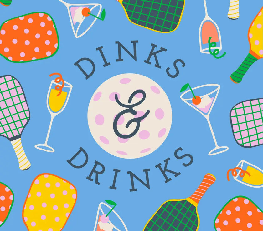 Dinks and Drinks Cocktail Napkins 20CT