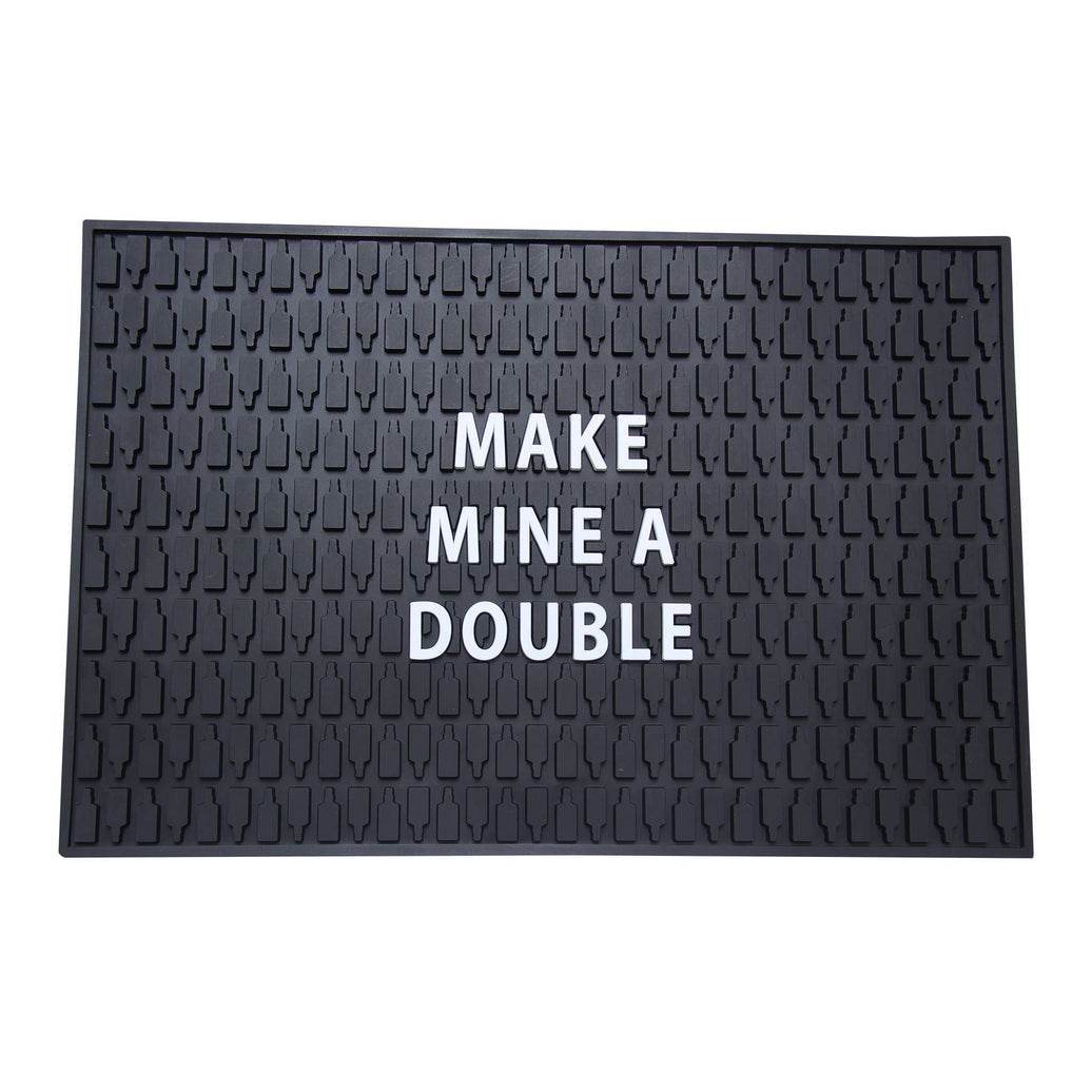Make Mine A Double Bar Mat