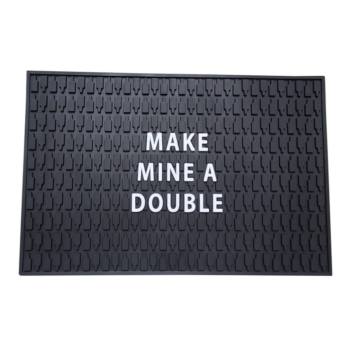Make Mine A Double Bar Mat