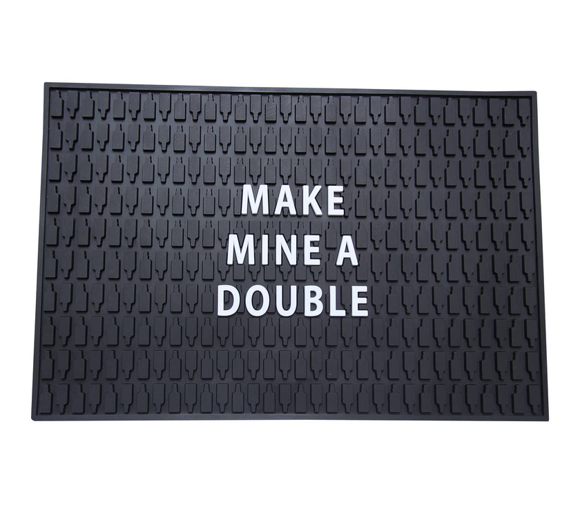 Make Mine A Double Bar Mat