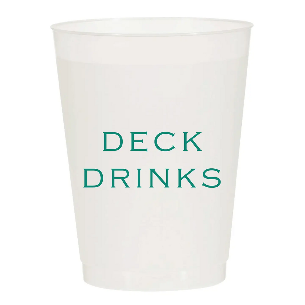Deck Drinks Frosted Cups 6CT