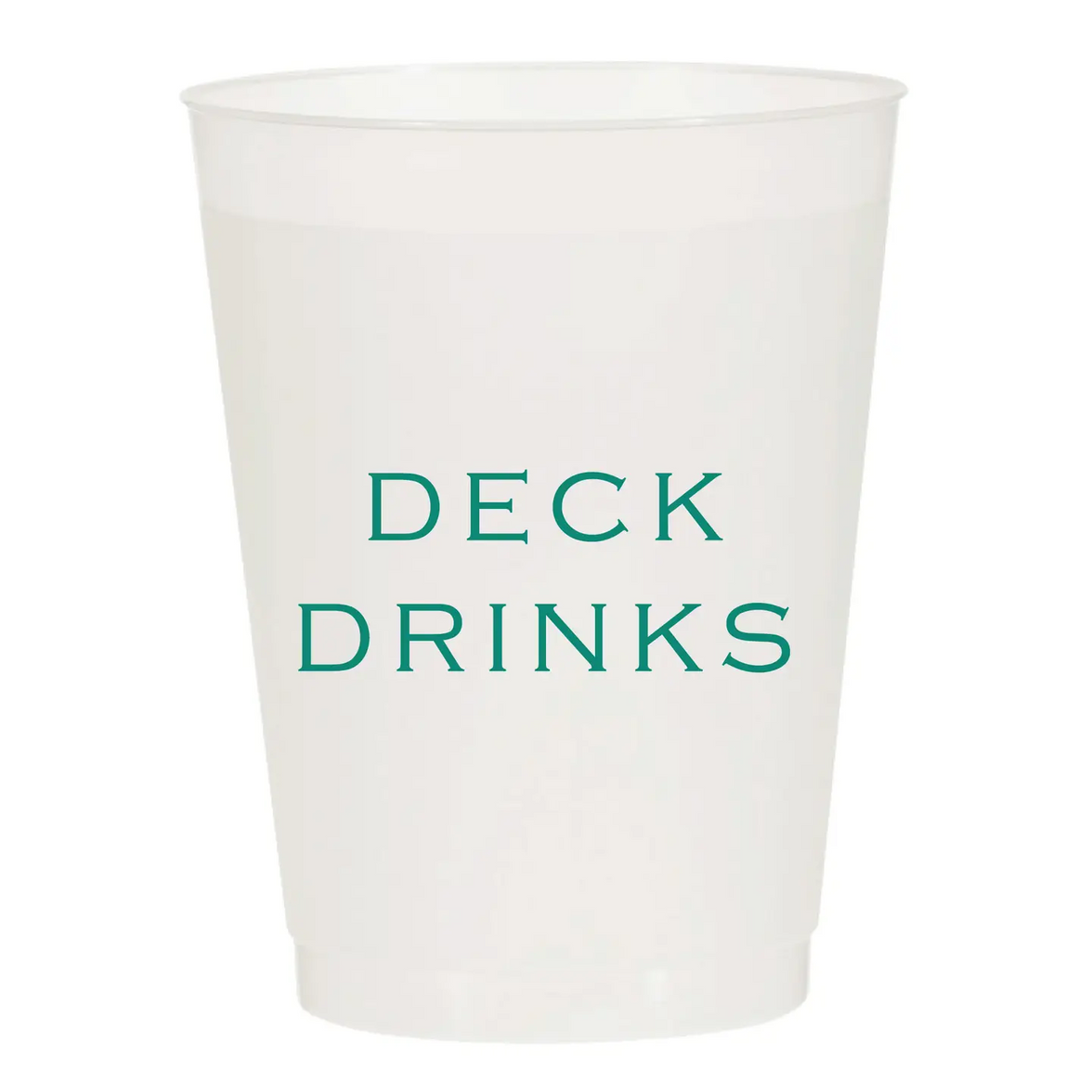 Deck Drinks Frosted Cups 6CT