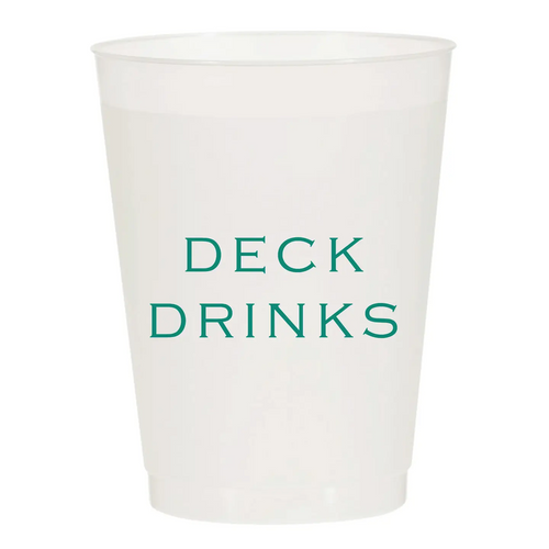 Deck Drinks Frosted Cups 6CT