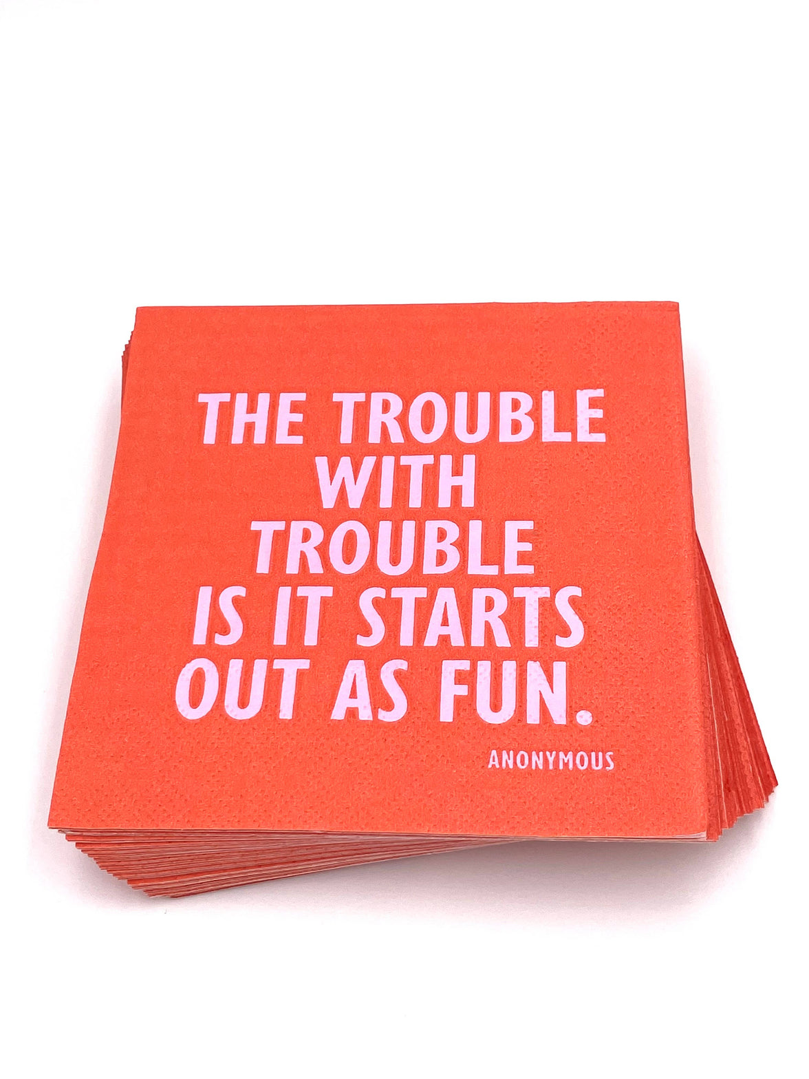 Festive Cocktail Funny Napkins | The Trouble With Trouble - 20CT