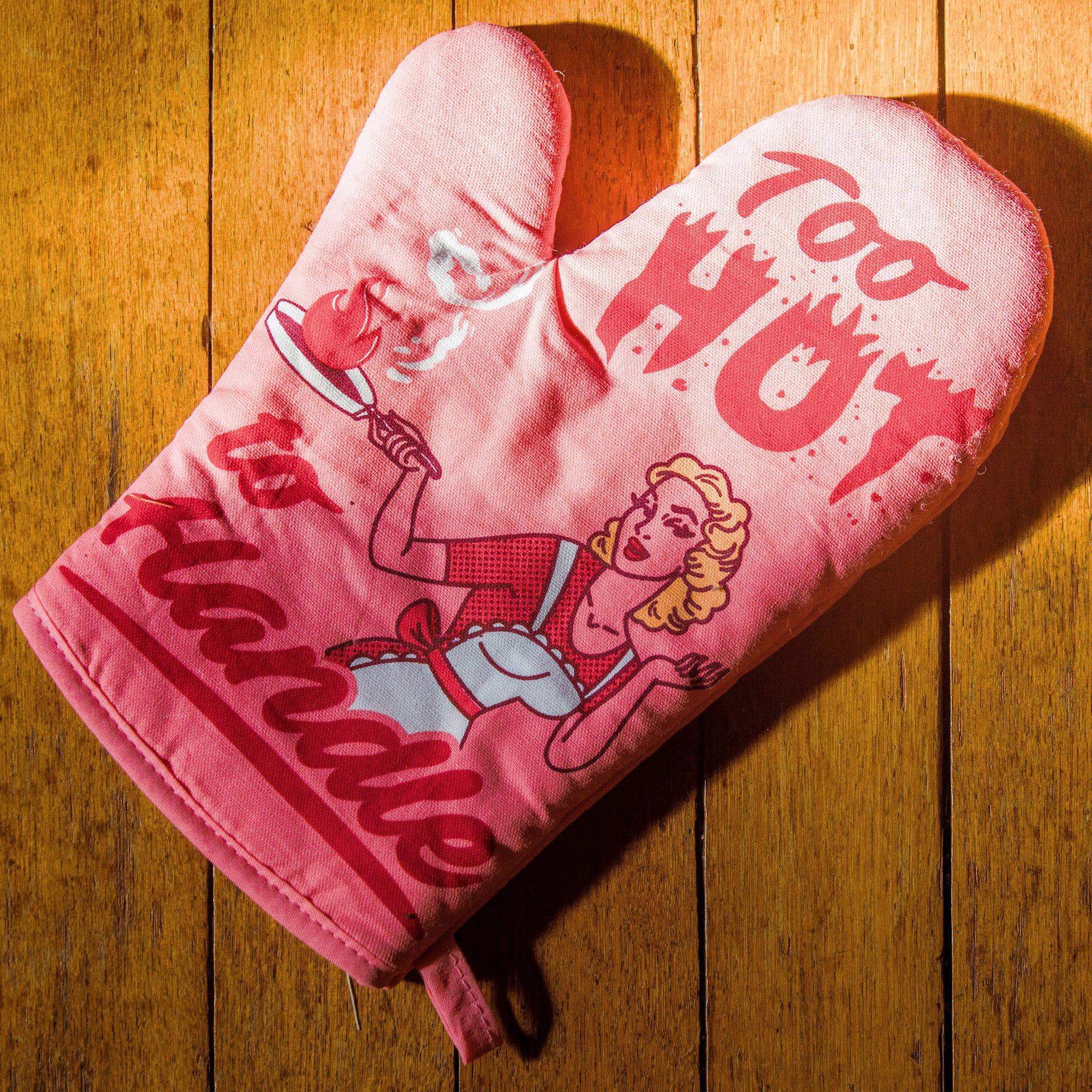 Too Hot To Handle Oven Mitt