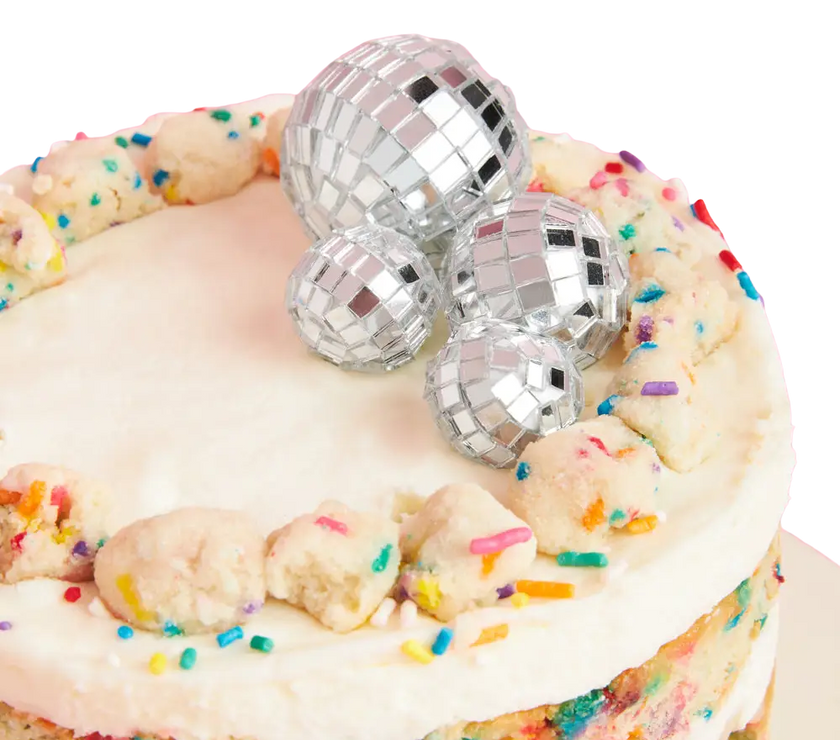 Disco Ball Cake Toppers