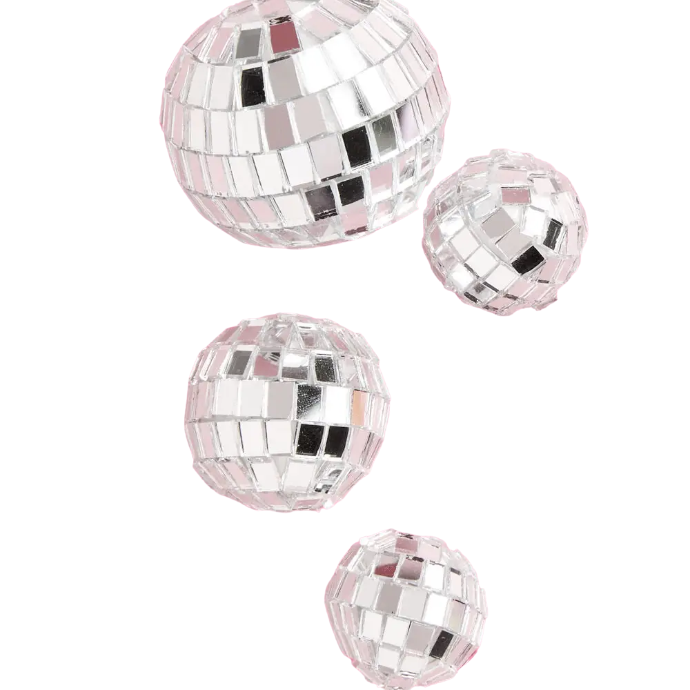 Disco Ball Cake Toppers