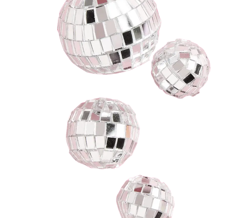 Disco Ball Cake Toppers