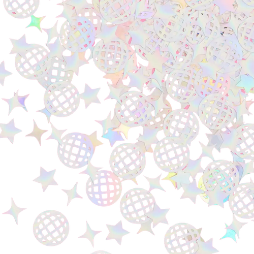 Disco Confetti - 200 PC Iridescent Foil Confetti