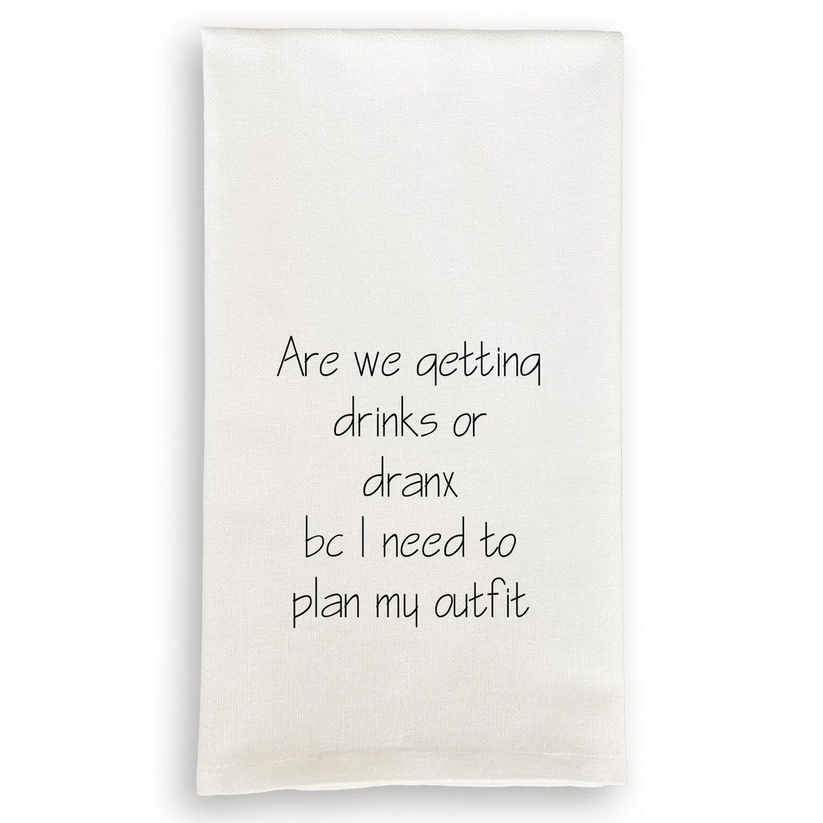 Planning Drinks Dishtowel