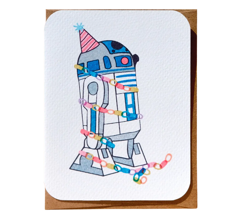 Droid Birthday Card