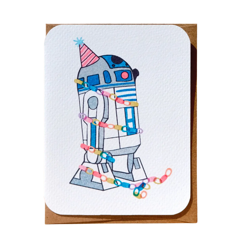 Droid Birthday Card