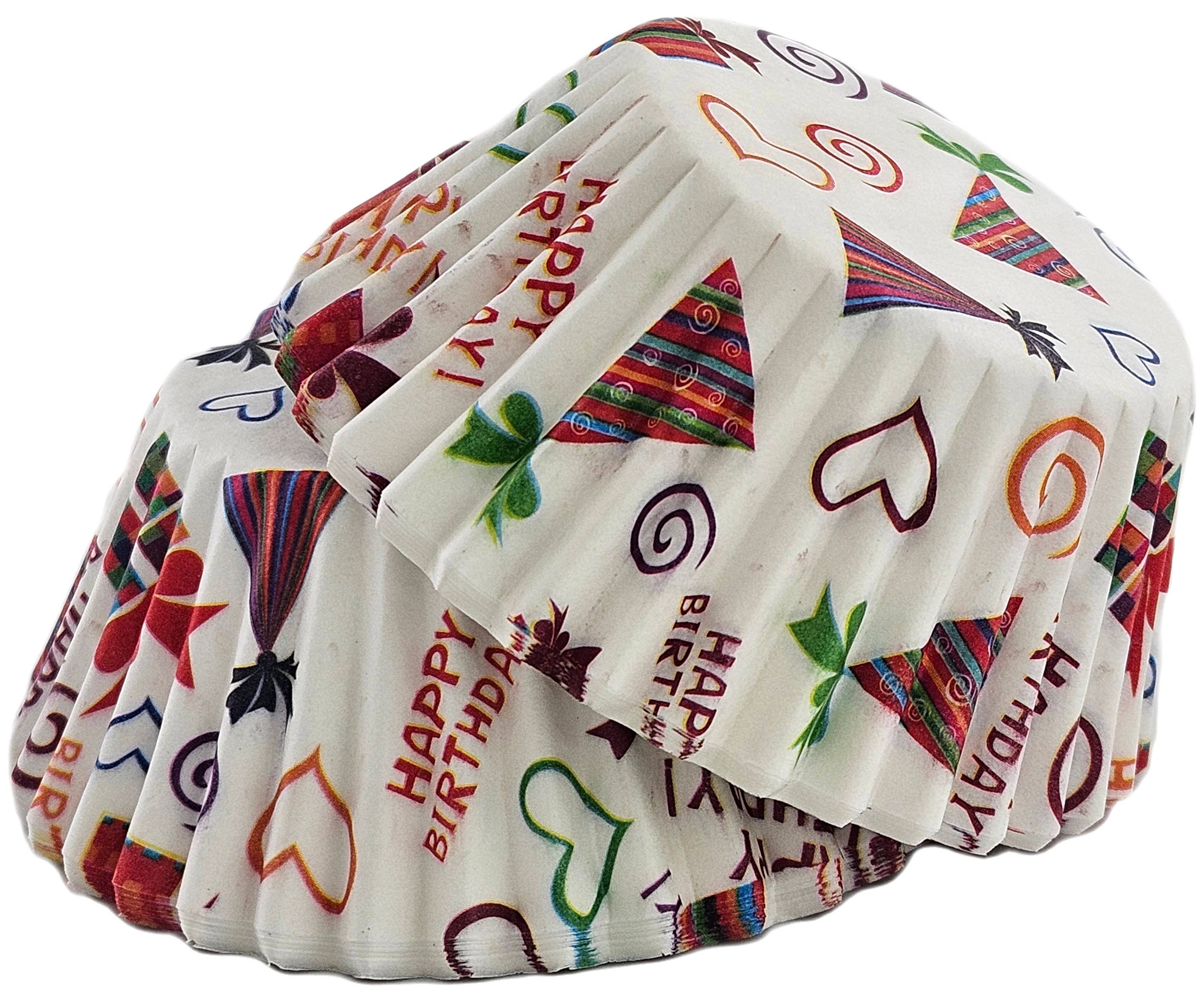 Fox Run Birthday Cupcake Liners - 50CT