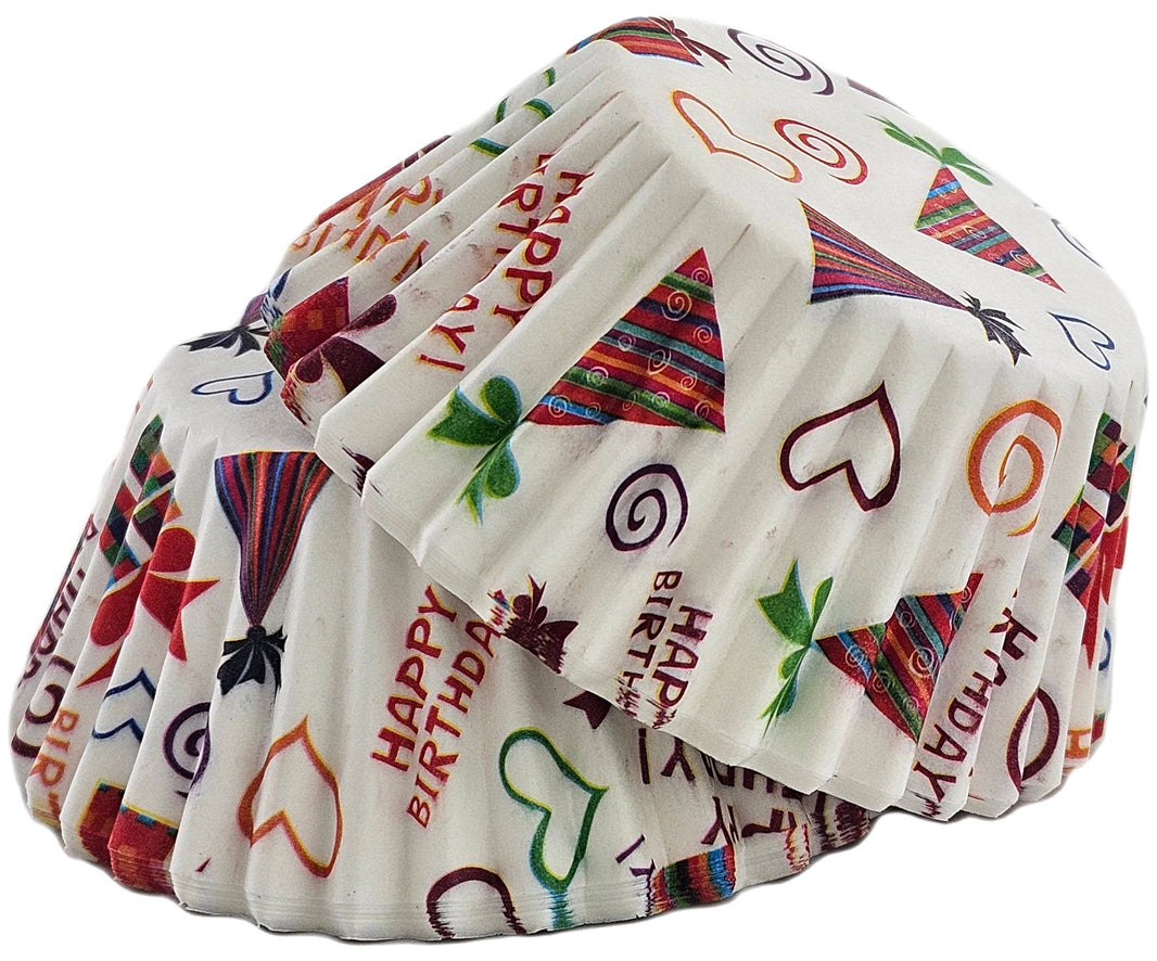 Fox Run Birthday Cupcake Liners - 50CT