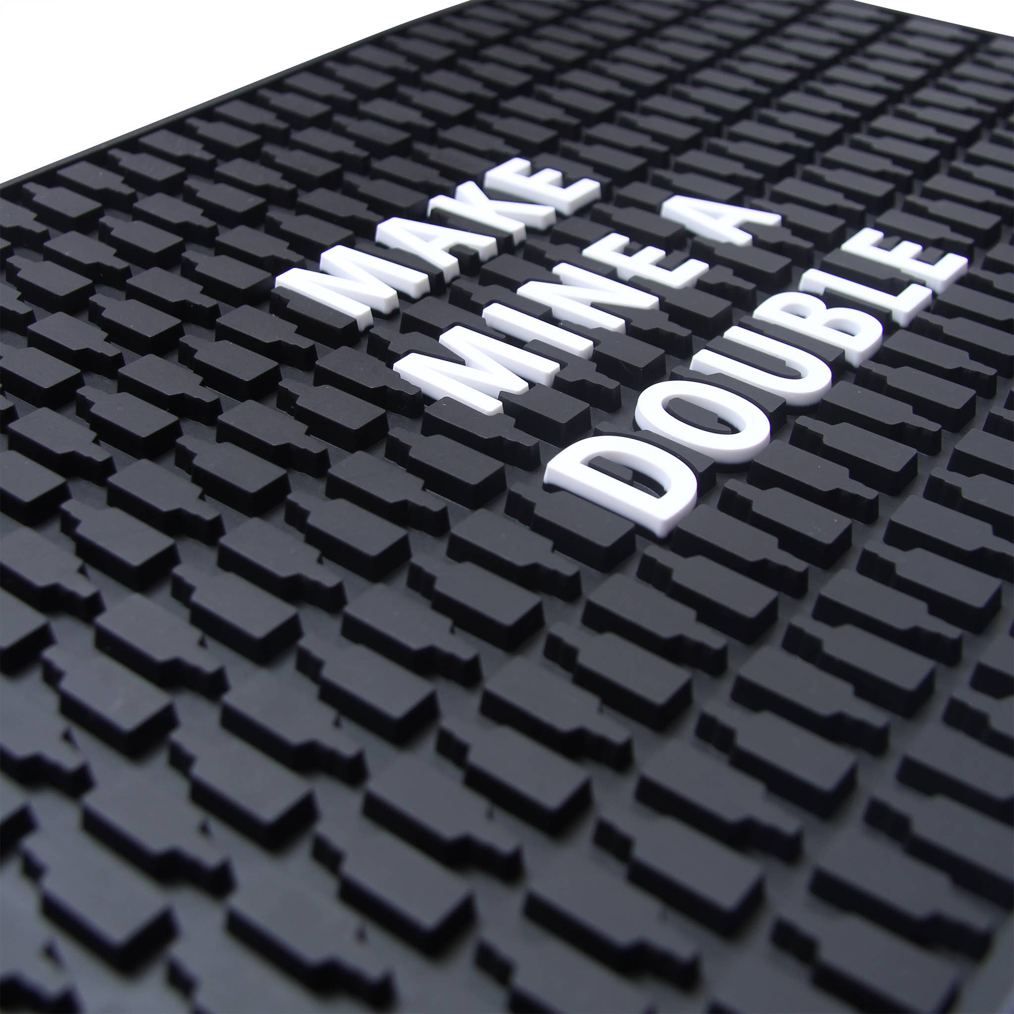 Make Mine A Double Bar Mat
