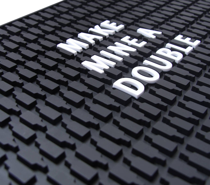 Make Mine A Double Bar Mat