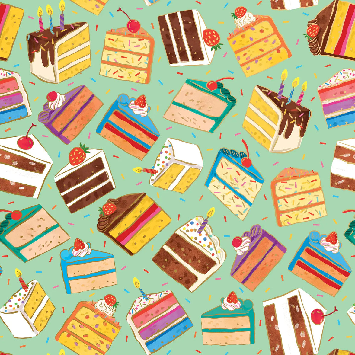Birthday Cake Wrapping Paper