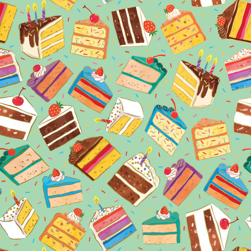 Birthday Cake Wrapping Paper