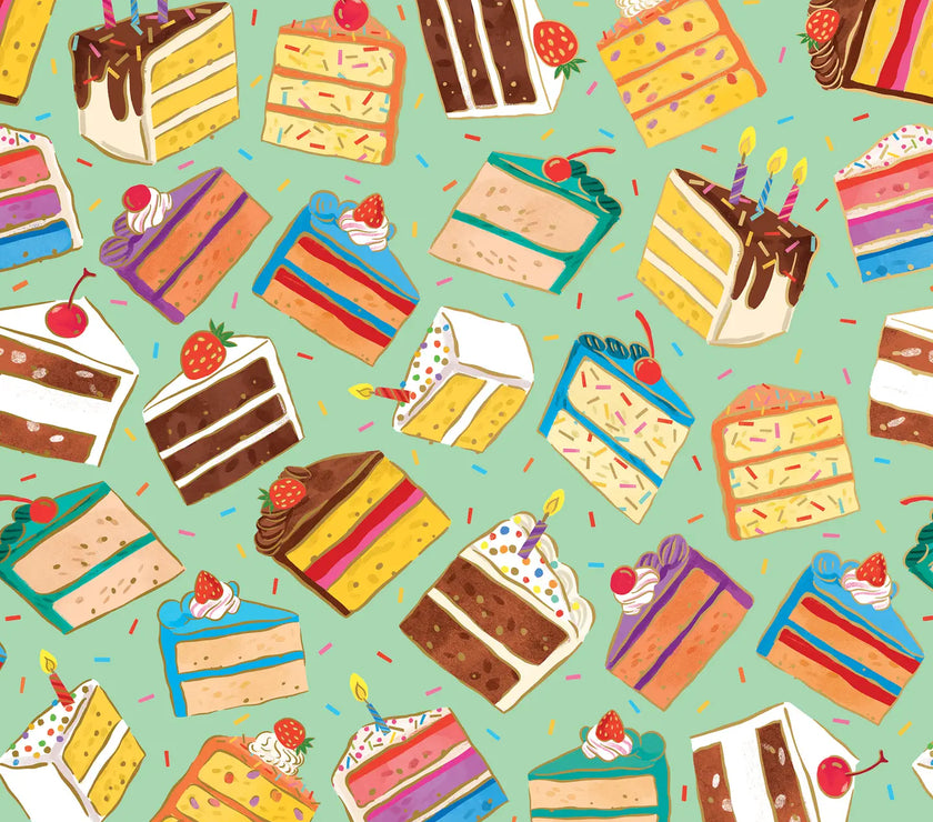 Birthday Cake Wrapping Paper
