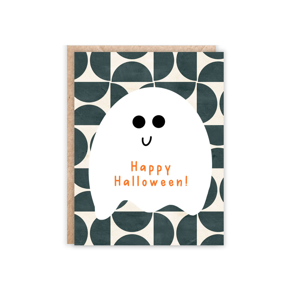 Happy Halloween Ghost Card