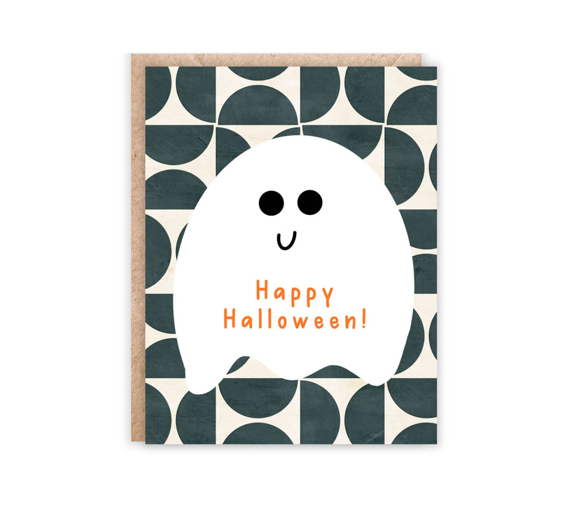 Happy Halloween Ghost Card