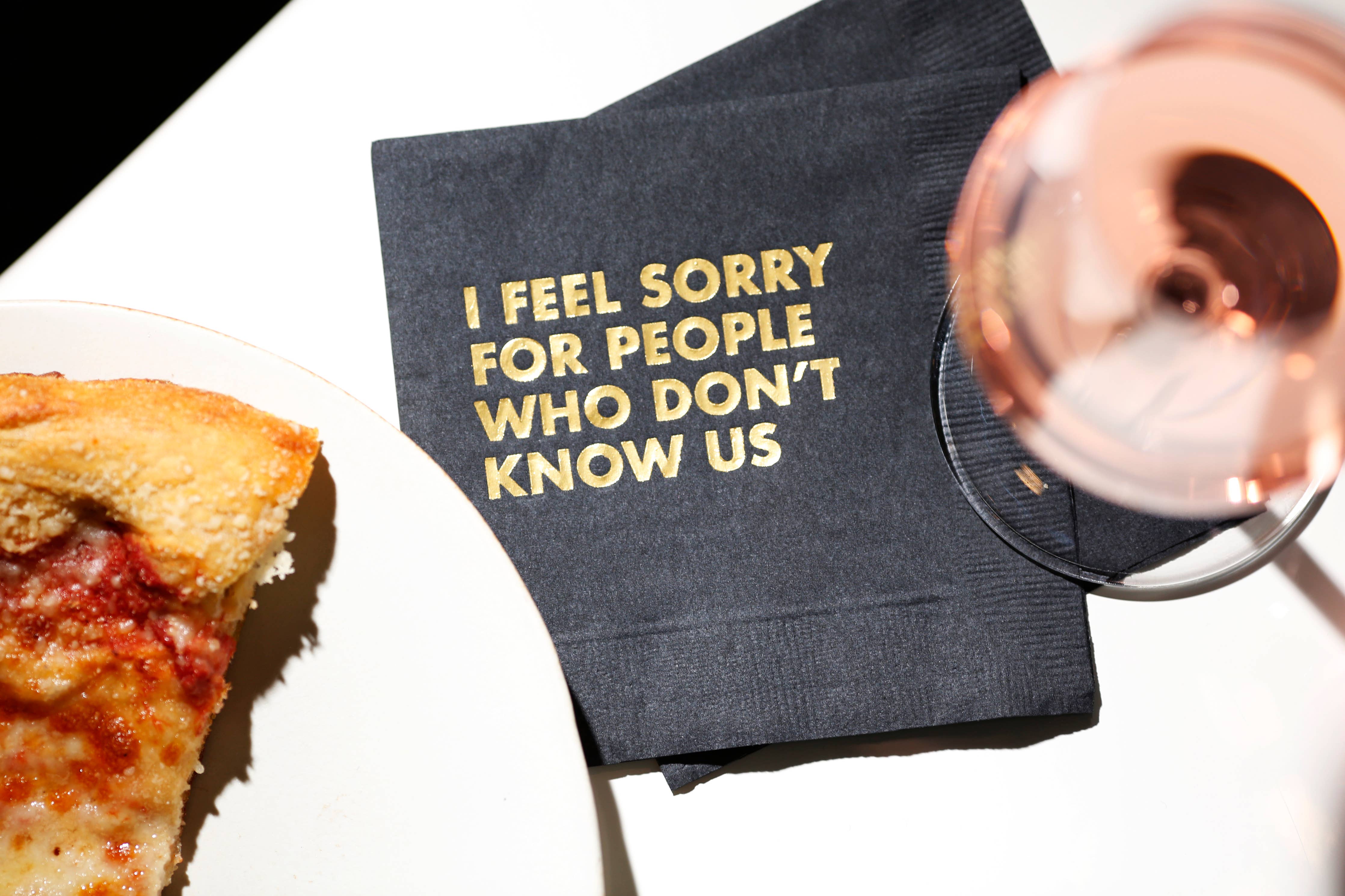 Don't Know Us Cocktail Napkins -20CT