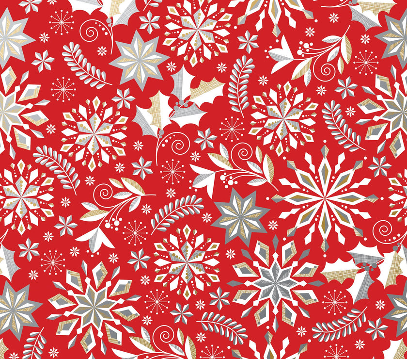 Merriment Red Gift Wrap Roll