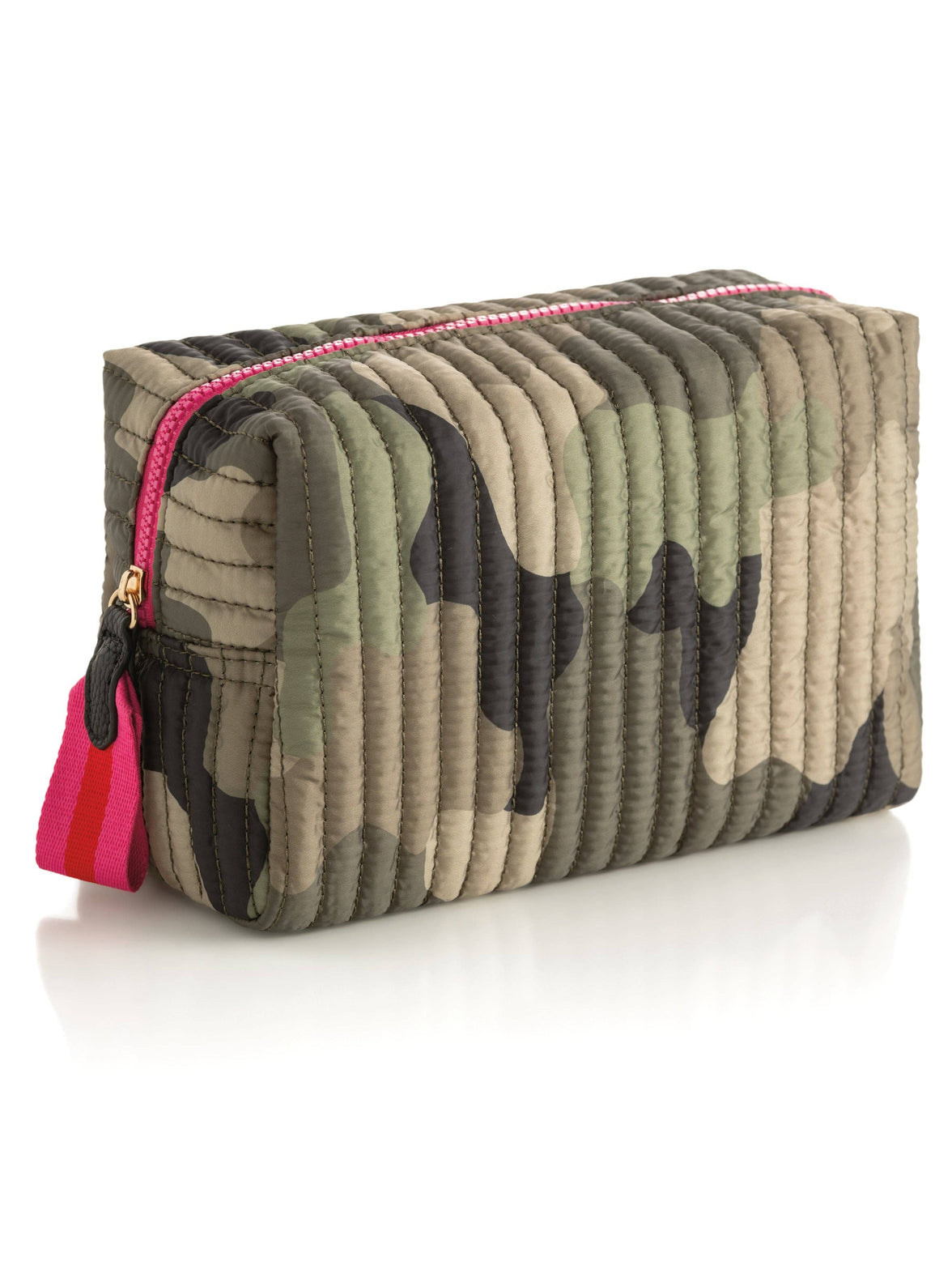 Ezra Camo Large Cosmetic Pouch