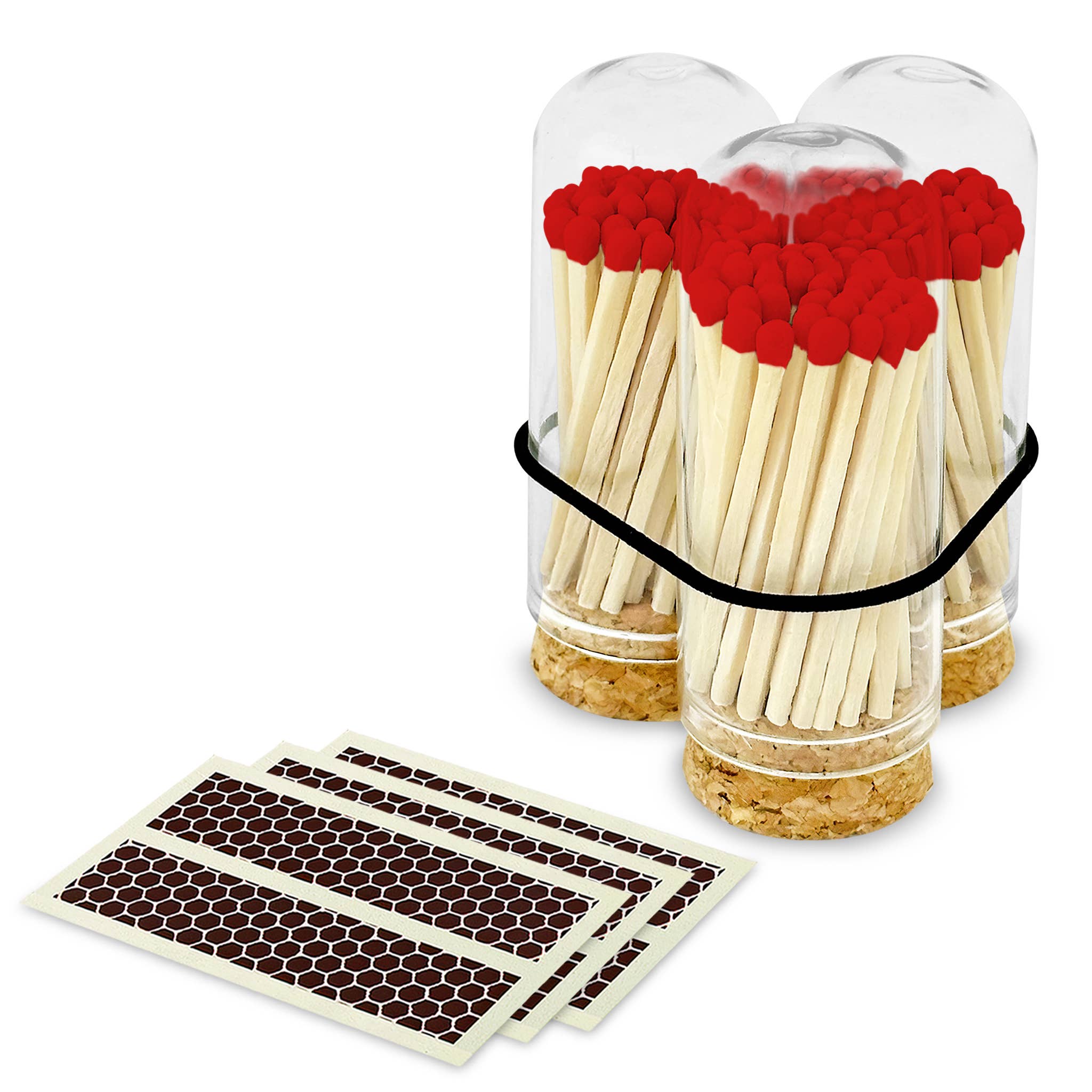 2" Matches + Mini Cloche - Strikers: Cherry Red