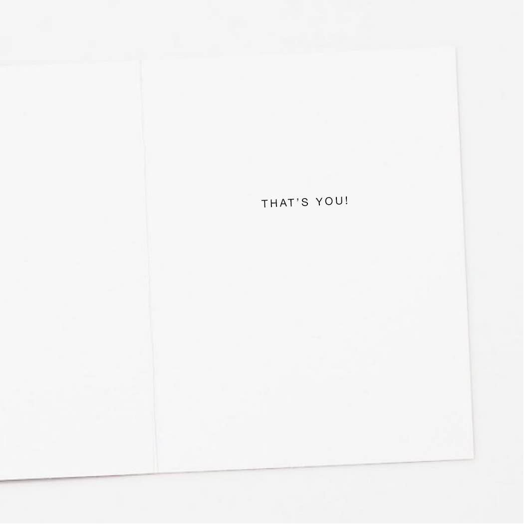 Foam Finger Dad Birthday Card