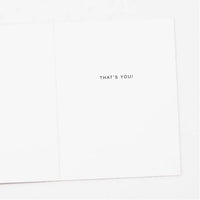 Foam Finger Dad Birthday Card