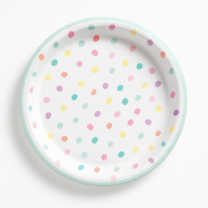 Polka Dot Paper Plates - 8CT