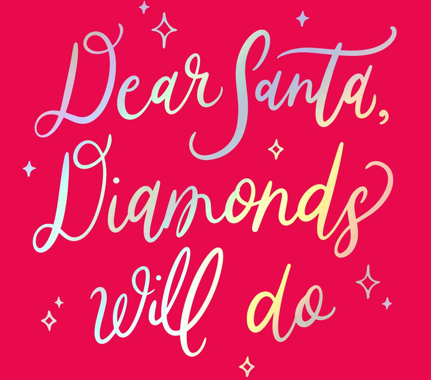 Funny Christmas Cocktail Napkins | Diamonds Will Do - 20CT