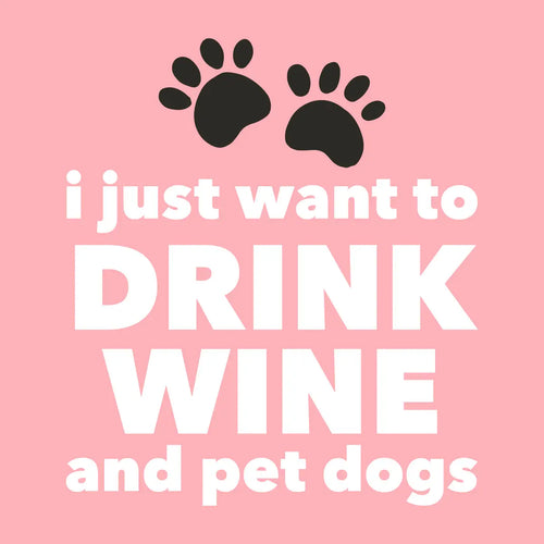Drink Wine And Pet Dogs Cocktail Napkins 20CT