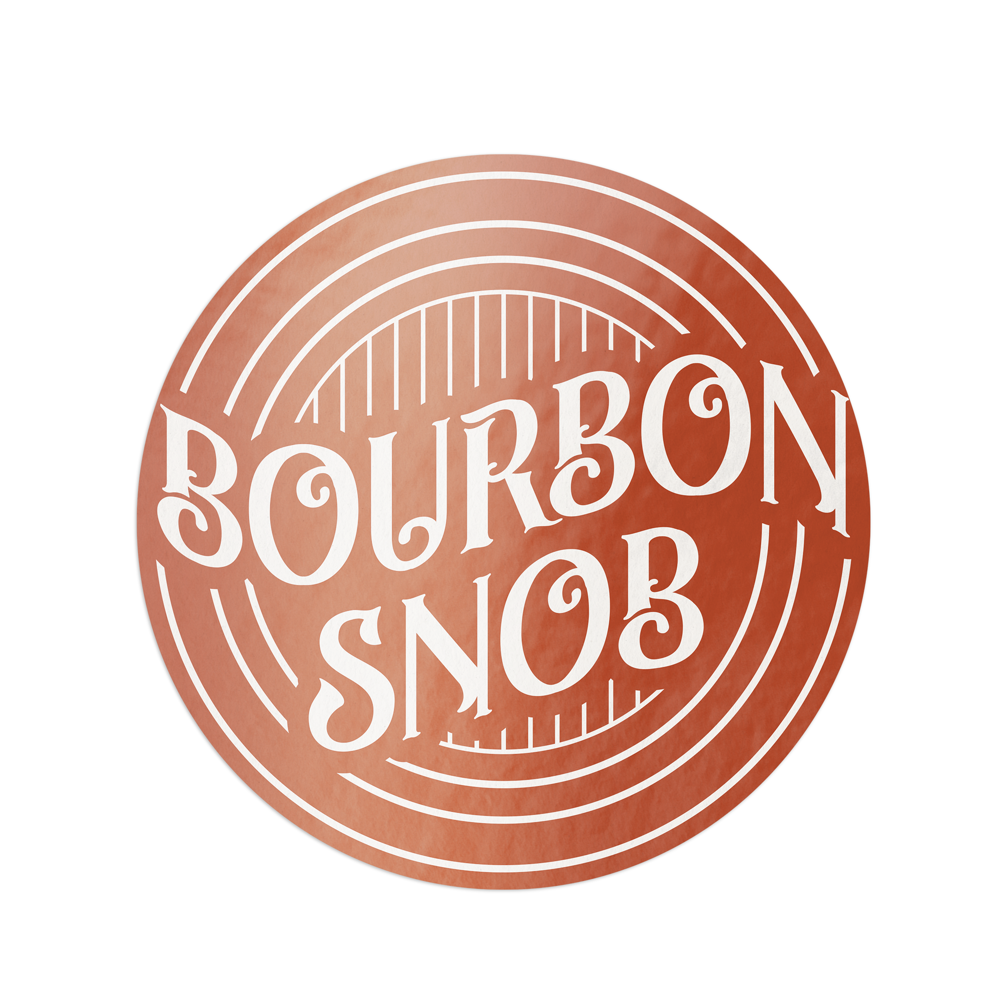 Bourbon Snob Bourbon Whiskey Sticker