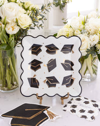 Grad Hat Scatter Plate - 8CT