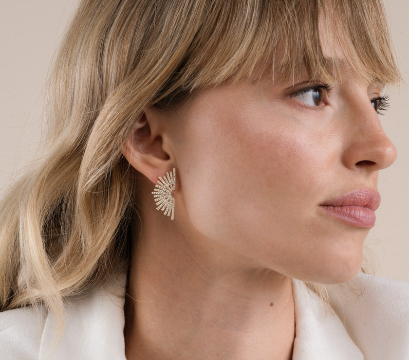 Celestial - Sunburst - Gold Earrings